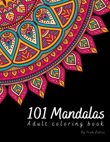 mandalas adult coloring book: Mandala Coloring Book For Adult